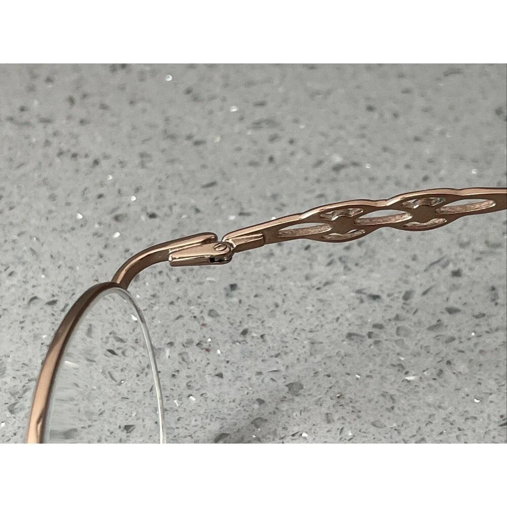 Sans Pareil Eyeglasses Frames ONLY LINDA EVANS 293 SAND Women's Brown 50-18-135